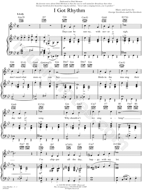 I Got Rhythm