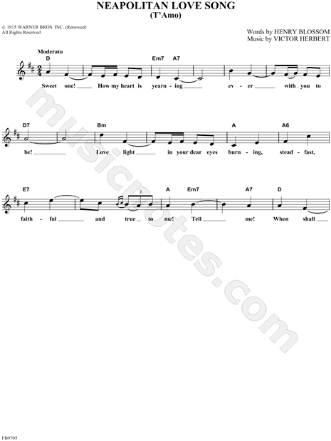 Neapolitan Love Song