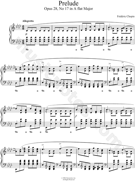Prelude No. 17 In Ab Major, Op. 28