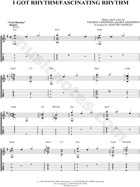 I Got Rhythm / Fascinating Rhythm