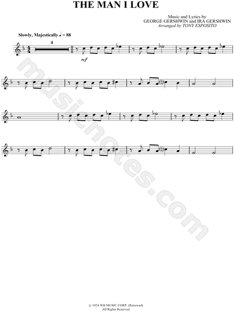 The Man I Love - Trumpet