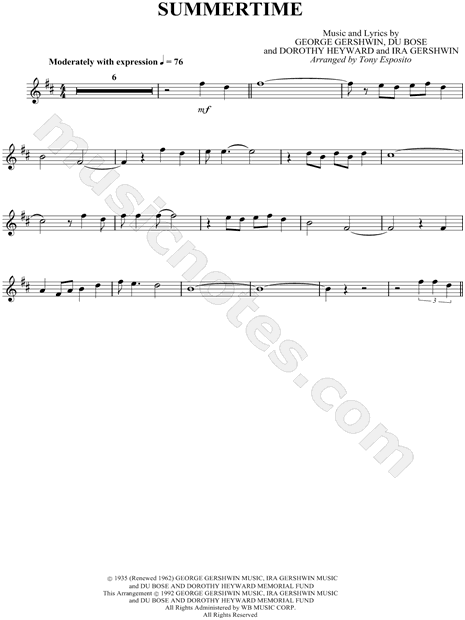 Summertime - Trumpet
