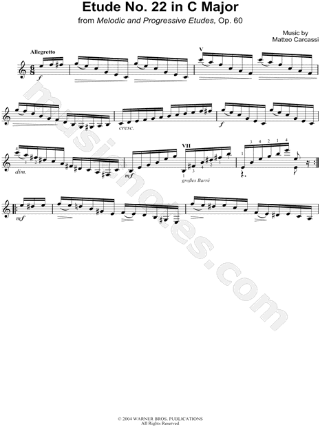 Etude No.22 in C Major