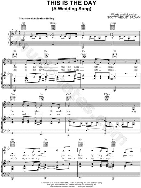 This Is the Day (A Wedding Song)
