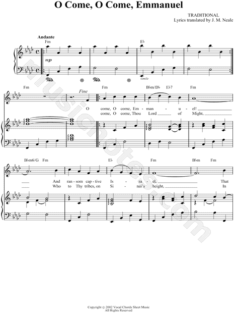 O Come, O Come, Emmanuel