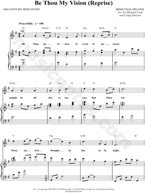 Be Thou My Vision (Reprise)
