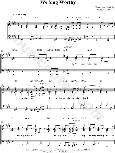 We Sing Worthy