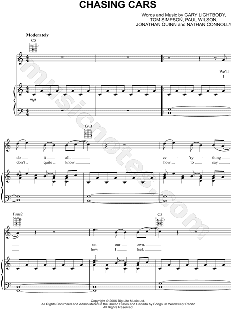 Chasing Cars