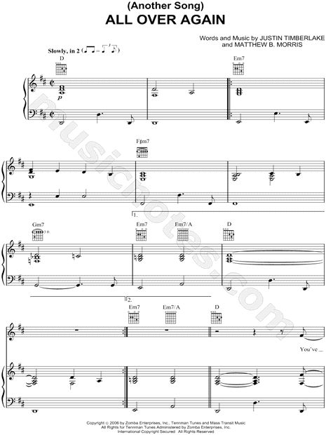 (Another Song) All Over Again