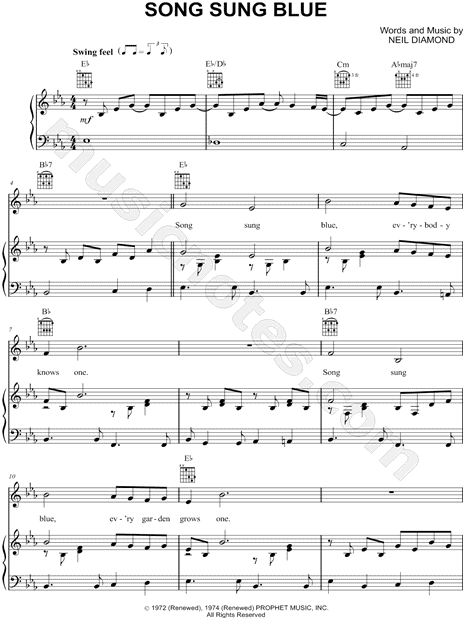 Song Sung Blue