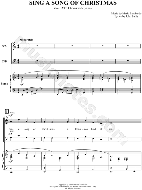 Sing a Song of Christmas