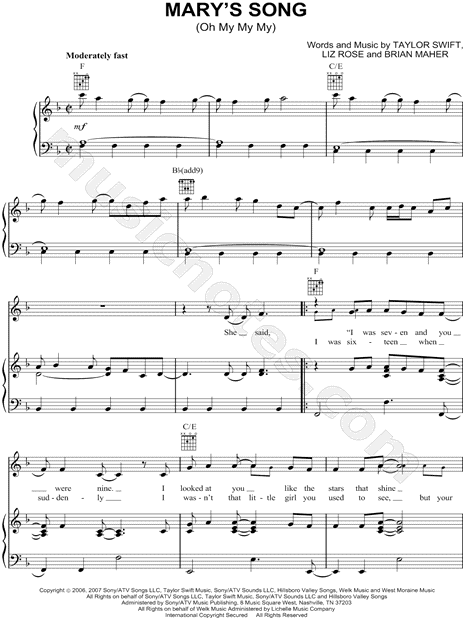Mary's Song