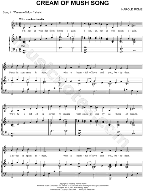 Cream of Mush Song