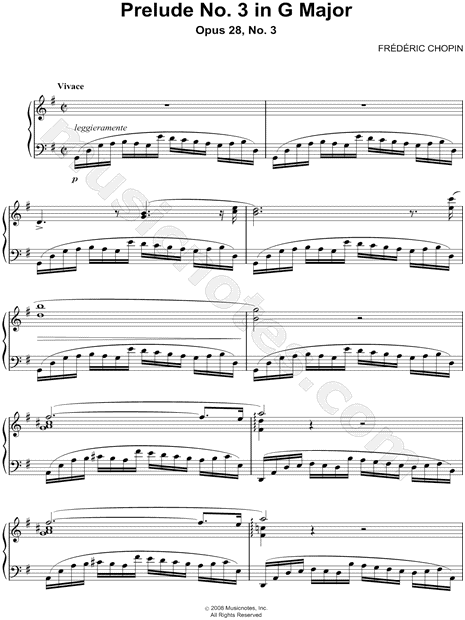 Prelude No. 3 In G Major