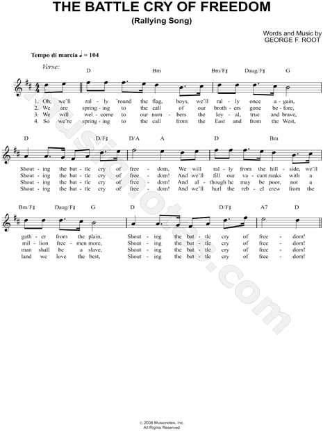 The Battle Cry of Freedom