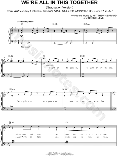 We're All In This Together - Graduation Version