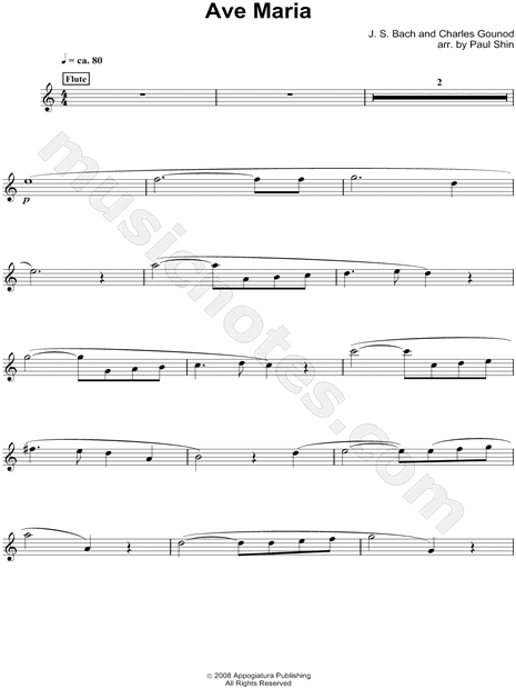Ave Maria - Flute