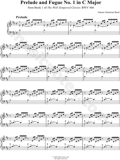 Prelude and Fugue No. 1 in C Major