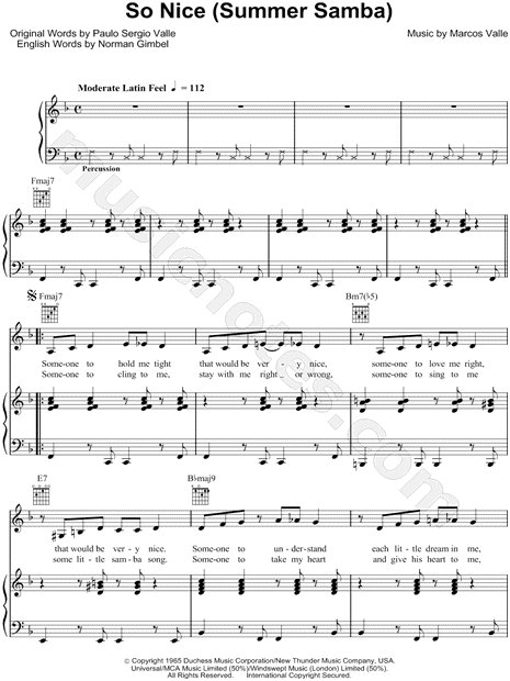 So Nice (Summer Samba)