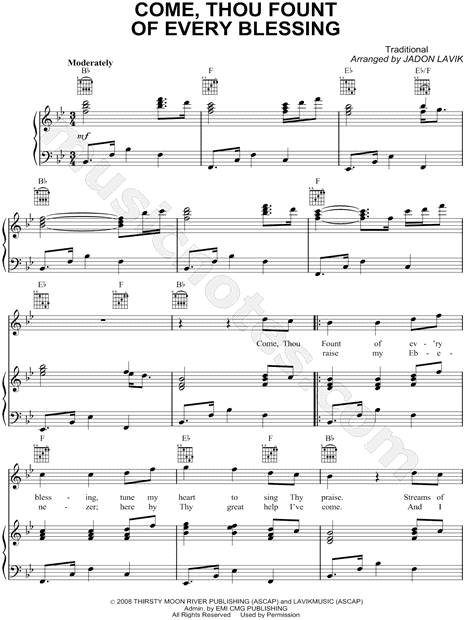 Come, Thou Fount of Every Blessing
