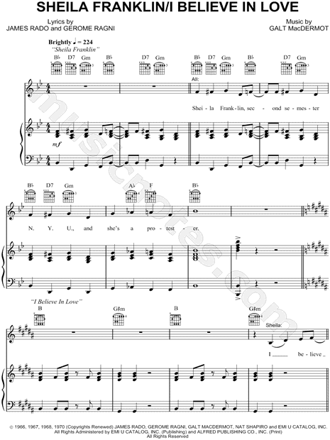 Sheila Franklin / I Believe In Love
