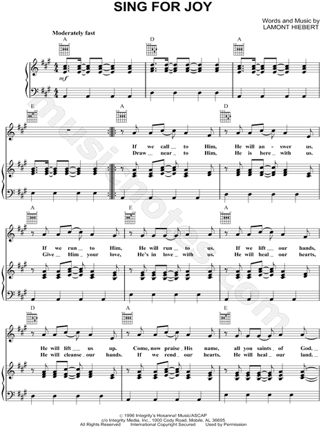 Sing for Joy