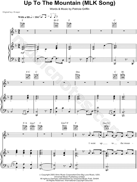 Up to the Mountain (MLK Song)