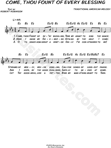 Come, Thou Fount of Every Blessing