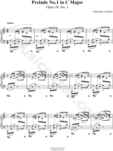Prelude No.1 In C Major, Op. 28
