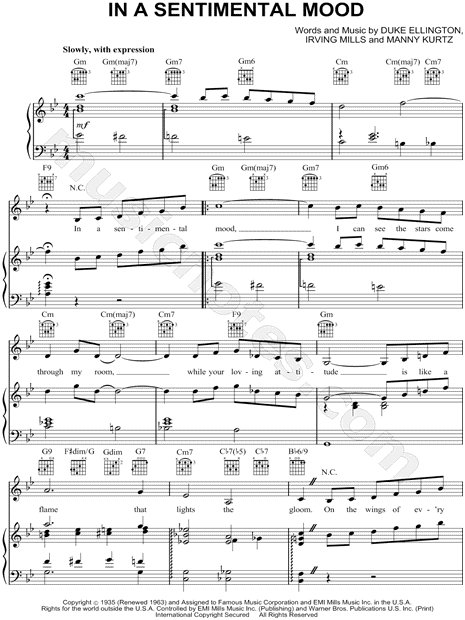 In a Sentimental Mood
