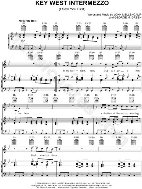 Key West Intermezzo (I Saw You First)