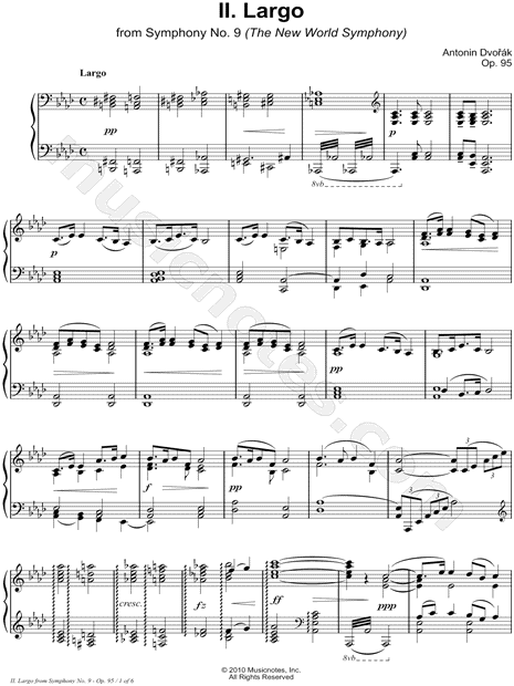 Symphony No. 9 in E Minor, Op. 95: II. Largo