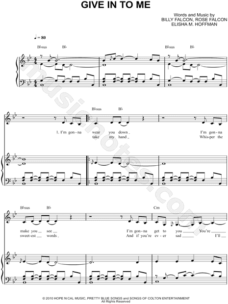 Give In To Me