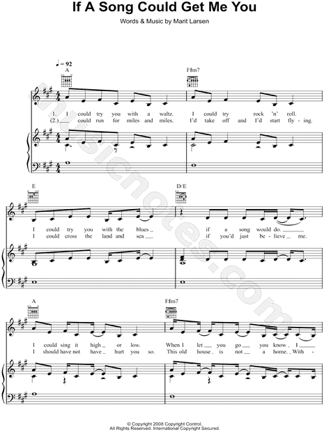 If a Song Could Get Me You