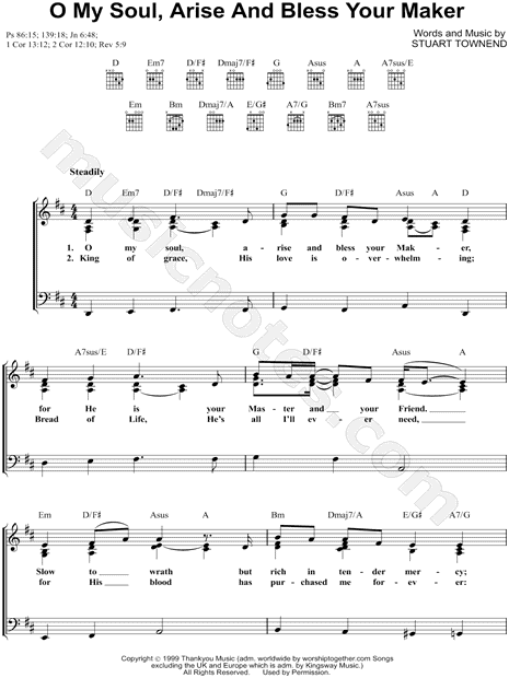 O My Soul, Arise and Bless Your Maker