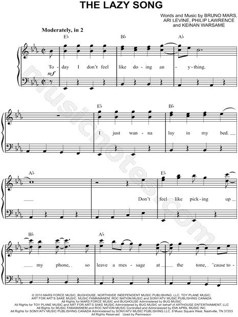 The Lazy Song