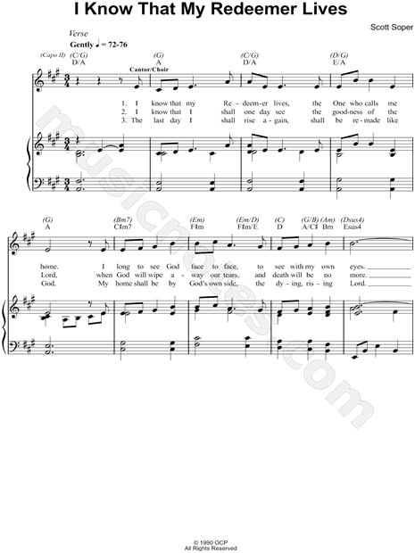 I Know That My Redeemer Lives