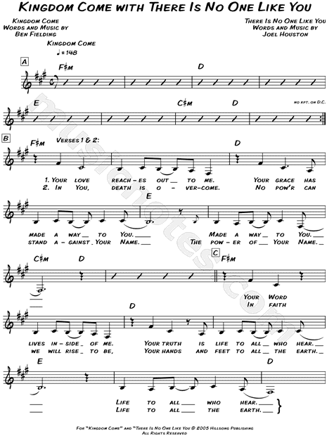 Kingdom Come / There Is No One Like You