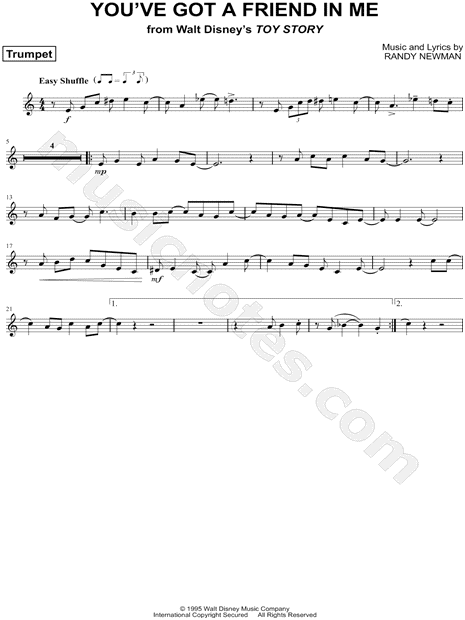 You've Got a Friend in Me - Trumpet