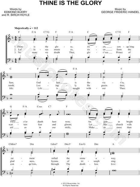 Thine Is the Glory