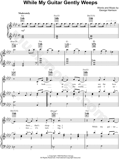 While My Guitar Gently Weeps