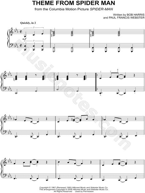 Theme from Spider Man