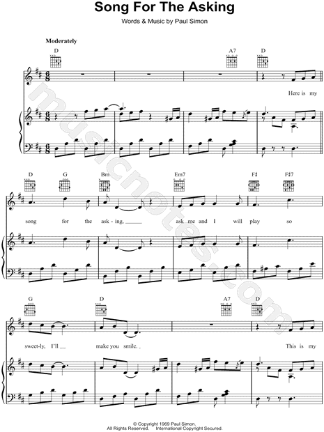 Song for the Asking