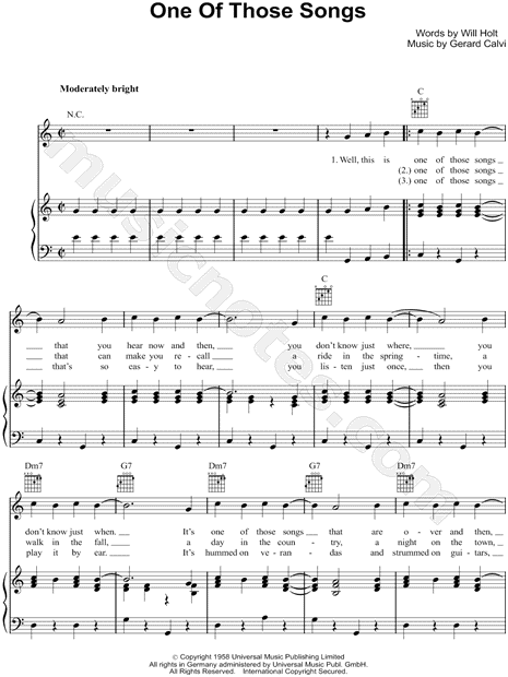 One of Those Songs
