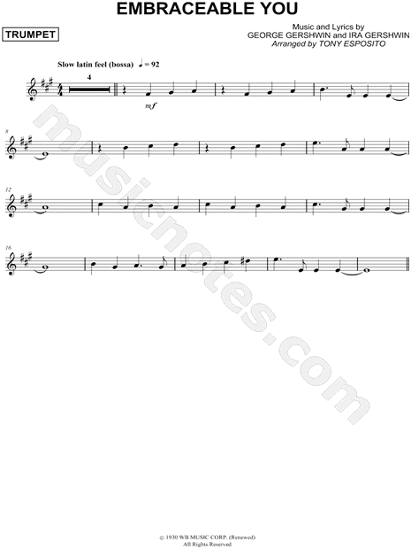 Embraceable You - Trumpet