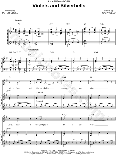 Violets and Silverbells