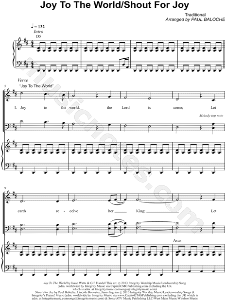 Joy To the World / Shout for Joy