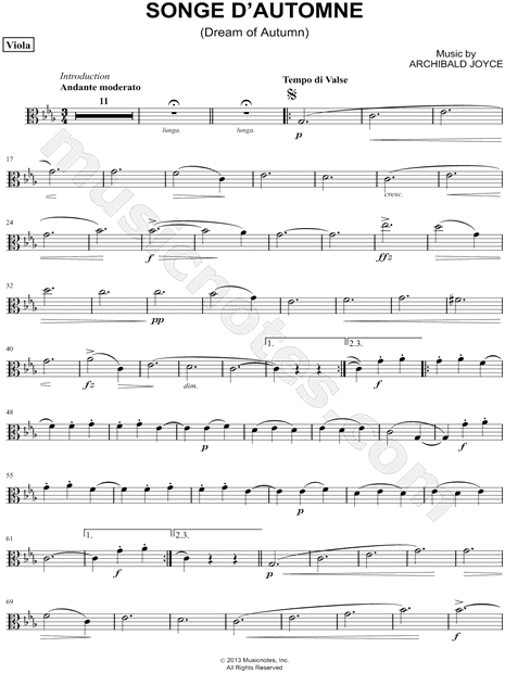 Songe d'Automne - Viola