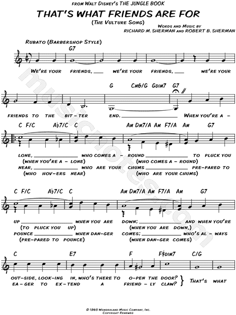 That's What Friends Are For (The Vulture Song)
