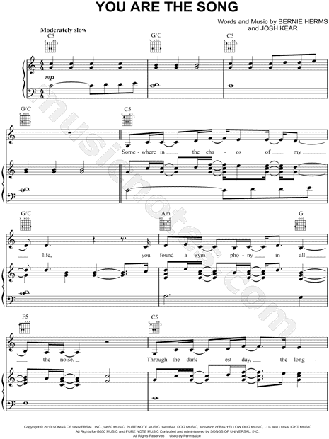 You Are the Song